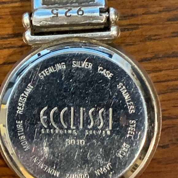 Ecclissi Sterling Silver Case and Bracelet Watch - Picture 8 of 11